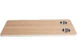 Sostituzione Del Piano Del Tavolo Rv Con 2 Portabicchieri 31.49X15.74In Legno Fisso Ponte Barca Per Rimorchio Mothome Yacht Deck Brown