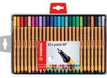 Stabilo Fineliner Point 88, 25Er Kunststoff-Etui