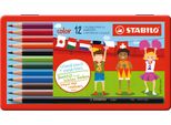Stabilo Buntstifte Color, Sechseckig, 12Er Metall-Etui