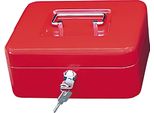 Cassetta Portavalori Wedo Con Clip, Rossa, (L)200 X (P)160 X (H)90 Mm