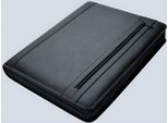 Alassio Orgamappe "Cesena"", Din A4, Leder, Schwarz"