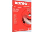 Kores KD78966 Carta Carbone Carboplan A4 10 Fogli Nero