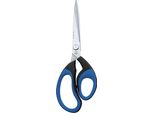 Forbici Wedo Soft-Cut, A Punta, Lunghezza: 210 Mm, Nero/Blu