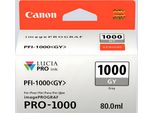 Canon PFI-1000 Gy - 80 Ml - Grigio - Originale - Contenitore D'inchiostro - Per Imageprograf PRO-1000
