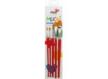 Kreul 553030 Kreul Mucki Pinsel-Set GrößE 4, 6, 8, 12, 16, 5-Teilig