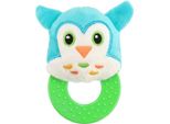 Baby Mix Gufo Sonaglio Di Peluche Con Tettarella