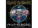 Iron Maiden - Toppa "Can I Play With Madness"" - Poliestere RO4766 (Taglia Unica) (Nero)"