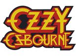 Ozzy Osbourne - Collo - Patch - Logo In Poliestere RO1164 (Taglia Unica) (Giallo/Rosso)