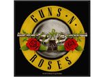 Guns N Roses - Logo Della Cartuccia - Toppa - Poliestere RO2706 (Taglia Unica) (Nero/Giallo)