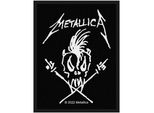 Metallica - Taglia Standard - Toppa "Scary Guy"" - Poliestere RO4718 (Taglia Unica) (Nero/Bianco)"