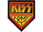 Kiss - Patch "Army"", Tessuto RO5268 (Taglia Unica) (Rosso/Giallo)"