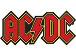 Ac/Dc - Collo - Patch - Logo In Poliestere RO1793 (Taglia Unica) (Rosso)