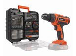 Powerplus POWDP15110 - Avvitatore / Trapano A Batteria 20V Più 78 Pezzi Di Accessori In Valigetta (Senza Aku)