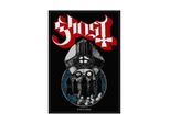 Ghost - Patch "Warriors"", Tessuto RO9384 (Taglia Unica) (Nero/Bianco/Rosso)"