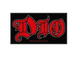 Dio - Taglia Standard - Patch, Logo In Tessuto RO10895 (Taglia Unica) (Nero/Rosso)