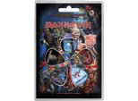 Iron Maiden - Plettro "Album Successivi"" 5-Pack RO1242 (Taglia Unica) (Blu/Nero/Bianco)"