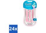 Gillette Venus Sensitive Rasoi Usa E Getta - 3 Lame - Confezione Risparmio - 24 Pezzi