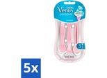 Gillette Venus Sensitive Rasoi Usa E Getta - 3 Lame - Confezione Risparmio - 5 Pezzi