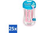 Gillette Venus Sensitive Rasoi Usa E Getta - 3 Lame - Confezione Risparmio - 25 Pezzi