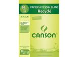 Canson C200001093 Canson Malblock Recycling, Din A4, 90 G/Qm, 50 Blatt