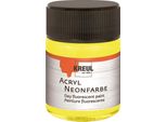 Kreul Vernice Neon Acrilica In Barattolo Giallo Neon 50 Ml