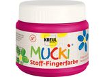Kreul 28109 Kreul Vernice Per Dita In Tessuto "Mucki"", Rosa, 150 Ml"