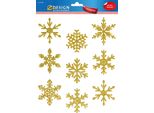 Avery Zweckform 52950 Avery Zweckform Zdesign Adesivo Per Finestre Natalizie Stelle Oro