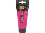 Kreul 84148 Kreul Acrylfarbe Solo Goya Acrilico, Rosa Fluo, 100 Ml