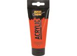 Kreul 84145 Kreul Acrylfarbe Solo Goya Acrylic, Zinnoberrot Hell, 100 Ml