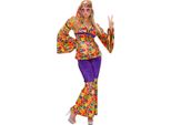 Costume Hippie Anni '60 Da Donna In Velluto Color Porpora