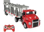 Remote-Controlled Truck 1:26 Double Eagle (Red) (Car Transporter) E583-003