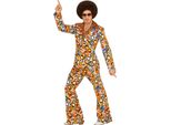 Abito Groovy Anni '70 Da Uomo Schlager Taglie Da S A 2XL - Bubbles S - 48/50