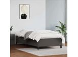 The Living Store Struttura Letto In Ecopelle Grigia 80X200 Cm