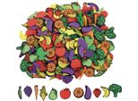 Colorations - Adesivi In Schiuma Per Verdure E Frutta, 500 Pezzi.