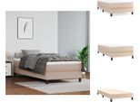 Vidaxl Letto A Molle Insacchettate Cappuccino-Marrone 80X200 Cm In Pelle Finta - Letti E Strutture Letto