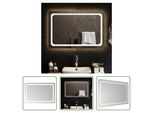 The Living Store Specchio Da Bagno A Led 90X60 Cm