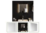 The Living Store Specchio Da Bagno A Led 40X40 Cm