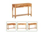 The Living Store Sideboard 110X30X75 Cm Massivholz Akazie