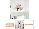 The Living Store Piano D'appoggio 60X20X4 Cm Rettangolare In Legno Massiccio Di Acacia