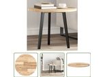 The Living Store Piano Tavolo Rotondo Ø50X2 Cm In Legno Massiccio Di Acacia