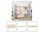 The Living Store Mensole Galleggianti 3 Pezzi 160X40X4 Cm In Legno Massiccio Di Acacia Non Trattato
