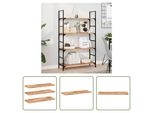 The Living Store Mensole Sospese 3 Pezzi 100X30X2 Cm In Legno Massiccio Di Acacia Trattato A Olio