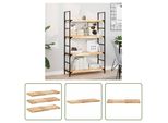 The Living Store Mensole Galleggianti 3 Pezzi 80X30X4 Cm In Legno Massiccio Di Acacia Non Trattato