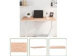 The Living Store Piano D'appoggio 100X60X2,5 Cm Rettangolare In Legno Massiccio Di Faggio