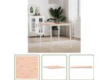 The Living Store Piano D'appoggio Quadrato 70X70X1,5 Cm In Legno Massiccio Di Faggio