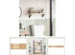 The Living Store Piano D'appoggio 100X30X4 Cm Rettangolare In Legno Massiccio Di Acacia