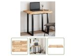 The Living Store Piano Rettangolare 100X60X4 Cm In Legno Massiccio Di Acacia