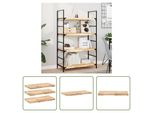The Living Store Mensole Galleggianti 3 Pezzi 100X40X4 Cm In Legno Massiccio Di Acacia Non Trattato