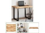 The Living Store Piano Rettangolare 100X80X4 Cm In Legno Massiccio Di Acacia