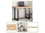 The Living Store Piano Rettangolare 120X70X4 Cm In Legno Massiccio Di Acacia